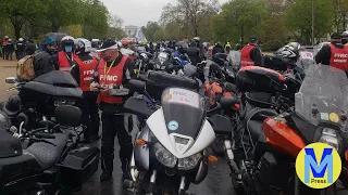 Motards en colère contre le contrôle technique (Paris 10/04/2021)