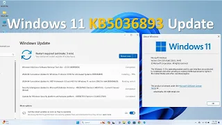 Windows 11 KB5036893 (OS Build 22631.3447) April 2024 Patch update | What's new | Moment 5 Features