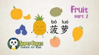 学中文- 水果 Part 2 | Learn Chinese for kids - Fruit | Aprender Chino - Las Frutas