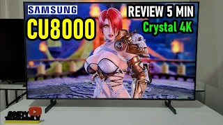 SAMSUNG CU8000 Smart TV 4K Crystal: REVIEW COMPLETA EN 5 MINUTOS