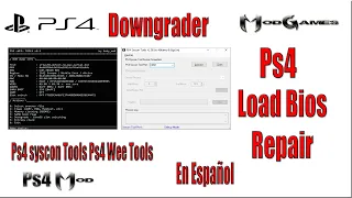 DOWNGRADER PS4-WEE-TOOLS 10.50 a 10.01 REPARACION LOAD BIOS