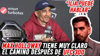 Max Holloway pone la mira en Ilia Topuria