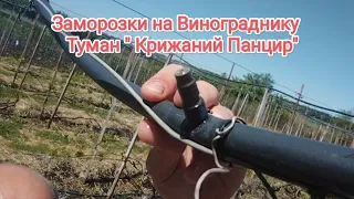 СИСТЕМА ТУМАН " Крижаний Панцир" від ЗАМОРОЗКІВ , Виноградарство ! Що і Як? Моменти Важливо! Приклад