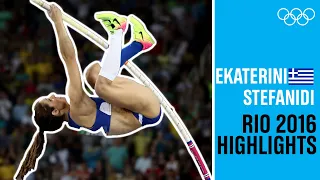 ALL Ekaterini Stefanidi 🇬🇷vaults at Rio 2016!