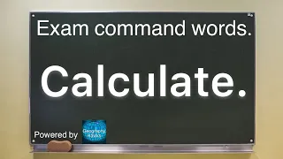 Calculate. Exam command words. Powered by @GeographyHawks