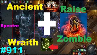 [Path of Exile 3.16] Ancient Wraith + Raise Zombie = FREE ENFEEBLE? in 3.16 Scourge League - 911