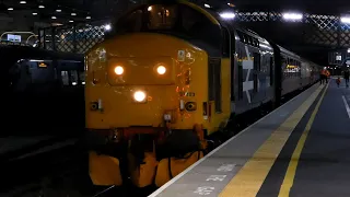 37 403 on a VERY rare working from Carlisle 12 02 23