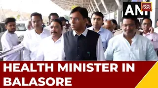 Train Tragedy: Union Health Minister Mansukh Mandaviya Visits AIIMS Bhubaneswar To Take Stock