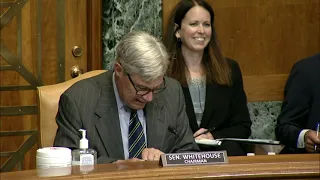 Sen. Whitehouse Chairs a Hearing in the Senate Caucus International Narcotics Control