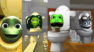 Skibidi Toilet Vs Alien Dance Vs Dame Tu Cosita Vs Me Kemaste Vs Frog Dance - Skibidi Toilet