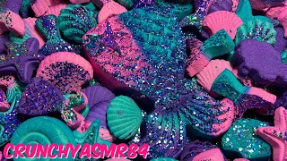 Mermaid Theme Gym Chalk Crush | Sleep Aid | Oddly Satisfying | ASMR