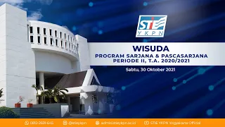 Wisuda Daring STIE YKPN Program Sarjana dan Pascasarjana Periode II, T.A. 2020/2021