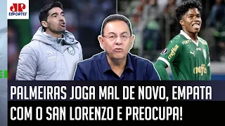 "TEM UMA COISA BEM SÉRIA! O que PREOCUPA no Palmeiras é que..." EMPATE com San Lorenzo DECEPCIONA!