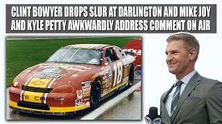 Clint Bowyer Drops Slur at Darlington and Mike Joy and Kyle Petty Awkwardly Address Comment on Air