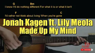 Jonah Kagen - Made Up My Mind ft. Lily Meola Guitar Chords cover