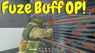 New Fuze Buff is Insane in Rainbow Six Siege (Crystal Guard Gameplay)