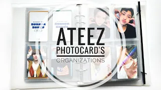 🖤 ATEEZ photocard's organization | организация биндера и к-поп карт ЭЙТИЗ