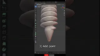 Screw Modifier in Blender (Arijan) #shorts #blender #tutorial