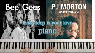 [Transcription] How deep is your love _Bee Gees (PJ morton ver.) 악보