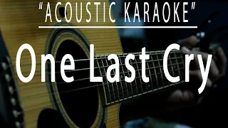 One last cry - Brian McKnight (Acoustic karaoke)