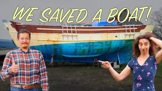 We just bought an abandoned boat project