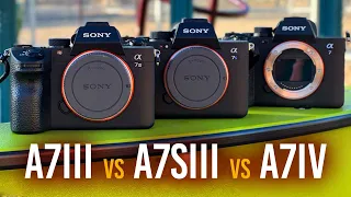 Sony a7iii vs a7iv vs a7siii - Which to buy in 2023?