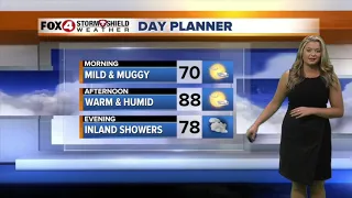 FORECAST: Warm and humid Monday, cold front Tuesday