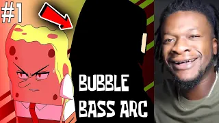 Suponjibobu Anime Ep #1: Bubble Bass Arc (Original Animation) REACTION