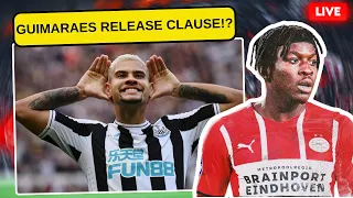 Bruno Guimaraes Release Clause £100 Million!? Johan Bakayoko for £50 million!?