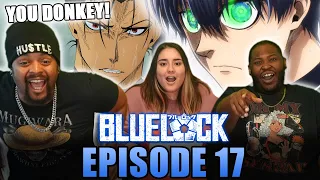 Isagai Devours Teammate Mid Game 😱😱 #nopause Blue Lock Episode 17 Reaction