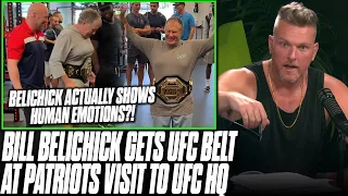 Dana White Gifts Bill Belichick UFC Championship Belt?! | Pat McAfee Reacts
