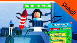 NEW BOSS MICHAEL! COLLECTED FIREWORKS UPDATE 🚽 SKIBIDI TOILET TOWER GAME 🚽 Skibidi Toilet Tower