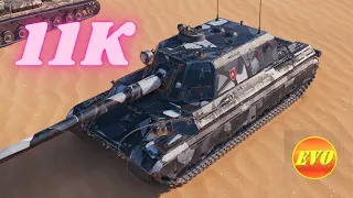 114 SP2 11K урона 9 убийств World of Tanks