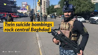 Twin suicide bombings rock central Baghdad