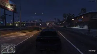 GTA V Online: Calling Airstrike on Car Meet