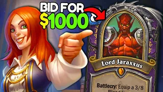 Hearthstone But It’s An Auction