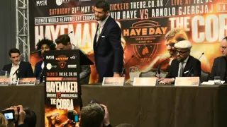 David Haye Vs Arnold Gjergjaj FULL PRESS CONFERENCE featuring Shannon Briggs