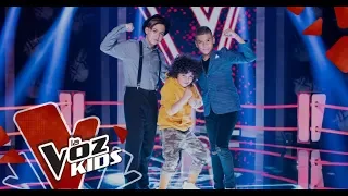 Daniel, Lukas and pipe sing in the Super Battles | The Voice Kids Colombia 2019