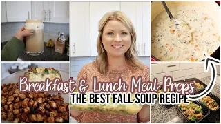 WHAT I EAT IN A DAY ON WW | BREAKFAST & LUNCH WEEKLY MEAL PREP | WW PERSONAL POINTS | BEST FALL SOUP