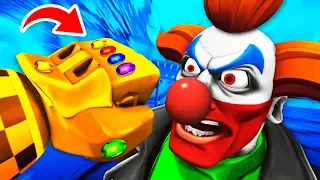 DESTROYING CLOWNS With SECRET GAUNTLET In VR