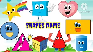 Shapes Name | Shapes | shapes name in English | Learn shapes for kids | bacchatv | ABCD | 123 number