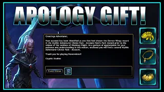 MYTHIC Adventurer Choice Pack APOLOGY GIFT for Demon Wings MISTAKE! - Neverwinter