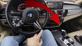 Установка М селектора АКПП на BMW X5 e70