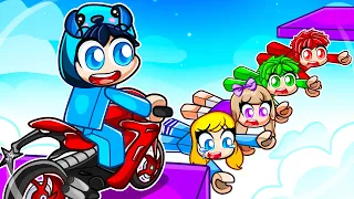 Roblox Bike Race Simulator With MY CRAZY FAN GIRLS...