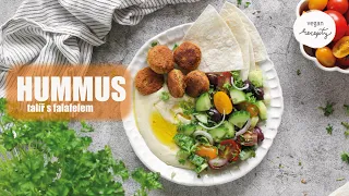 FAZOLOVÝ HUMMUS SE SALÁTKEM | vegan recepty | MaruškaVEG