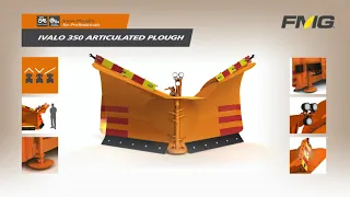 IVALO 350 - ARTICULATED SNOW PLOUGH - ROBUST PLOUGH FOR ROAD OPENING