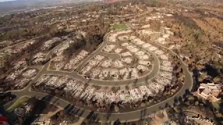 Santa Rosa Fires: Stunning Aerial Video Showing Burned Homes in  Fountaingrove