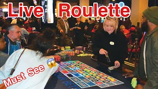 Roulette at Southland Casino Racing in West Memphis , Arkansas . Live Roulette Casino Gambling AK 4K