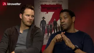 Interview Chris Pratt & Denzel Washington THE MAGNIFICENT SEVEN