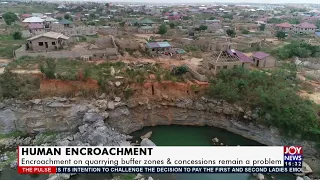 Human Encroachment: Encroachment on quarrying buffer zones & concessions remain a problem (9-7-21)